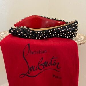 (SOLD ON EBAY) Louboutin Pigalle Spiked Flats